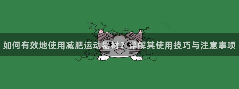 球速体育QsTY官方正版app神州:如何有效地使用减肥运动器